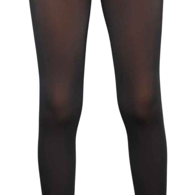 Nude Shade 04 Translucent Fleece Lined Tights for Dark Skin
