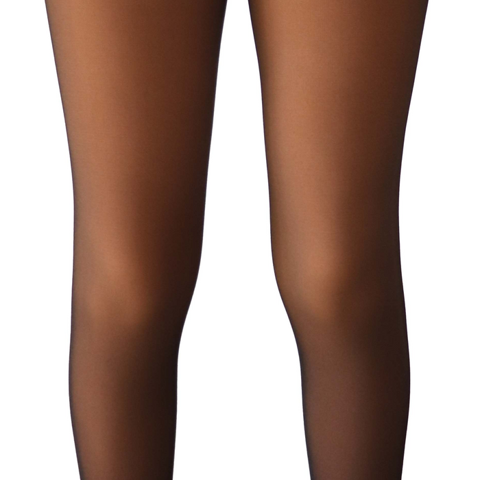 Pre ORDER Nude Shade 7 Translucent Fleece Lined Tights For Dark Skin